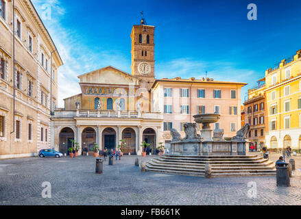 Basilica di Santa Maria Maggiore in Roma, Italia, la più antica chiesa di Nostra Signora nel mondo Foto Stock