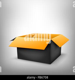 Scatola nera 3D Illustrazione Vettoriale