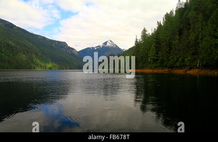 Volo turistico in Rudyerd Bay della bella Misty Fjords vicino a Ketchikan, Alaska Foto Stock