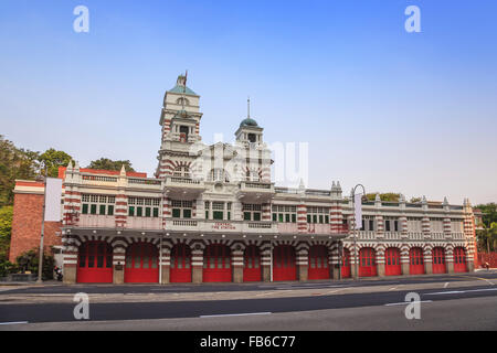 Stazione di fuoco centrale della città di Singapore Foto Stock