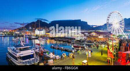 Il Victoria & Alfred Waterfront di Città del Capo in Sud Africa Foto Stock