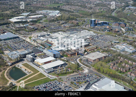 Una veduta aerea del Shropshire città di Telford Foto Stock