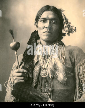 Native American Indian, giallo gazza, Indiano Arapaho Foto Stock