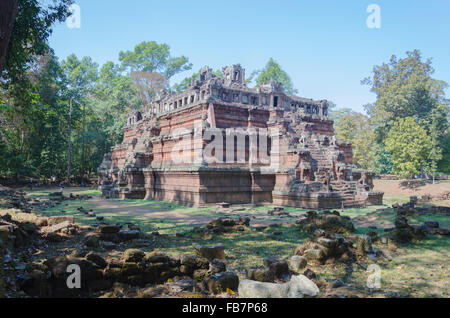 Phimeanakas tempio di Angkor Thom, Angkor Wat, Cambogia Foto Stock