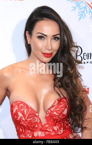 Babes In Toyland e carità Benchwarmer toy drive - Arrivi con: Jamila Sozahdah dove: Los Angeles, California, Stati Uniti quando: 09 Dic 2015 Foto Stock