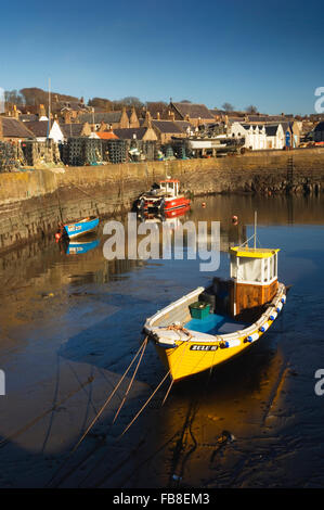 Il villaggio di Johnshaven in Aberdeenshire, Scozia. Foto Stock