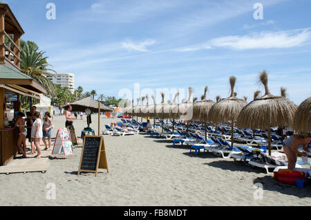 Playa de La Venere in Marbella Foto Stock