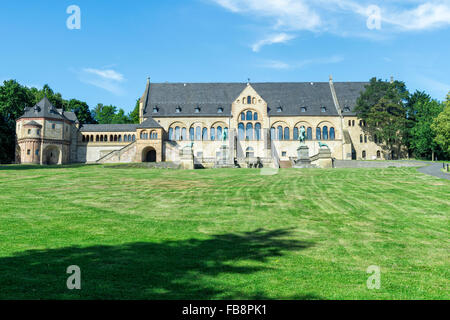 Palazzo Imperiale (Kaiserpfalz), Goslar, Harz, Bassa Sassonia, Germania, Patrimonio Mondiale dell Unesco Foto Stock