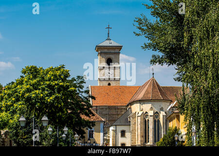 La Cattedrale di San Michele in Alba Iulia, Transilvania, Romania Foto Stock