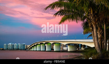 Il Ringling ponte di Sarasota in Florida Foto Stock