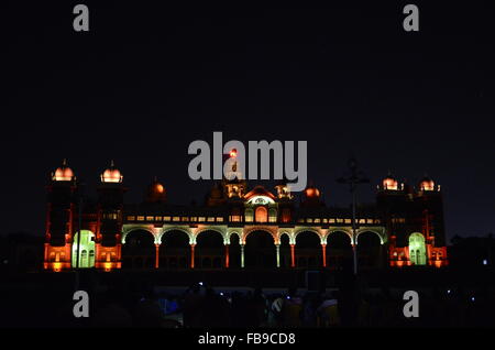 Maharaja's Palace, Mysore, Karnataka, India, Asia Foto Stock