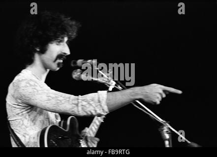 Frank Zappa - 1970 - Francia / Ile-de-France (Regione) / Parigi - Frank Zappa - Frank Zappa ; - GAUMONT Palace ; - Parigi ; - 1970 ; - Philippe Gras / Le Pictorium Foto Stock