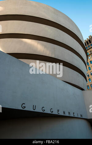 Solomon R Guggenheim Museum, Manhattan, New York, Stati Uniti d'America Foto Stock
