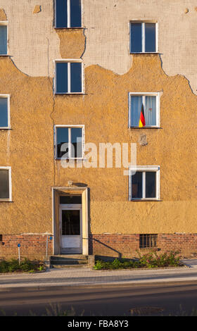 Apartment Building di Francoforte (Oder), Brandenburg (ex Germania Est) Foto Stock