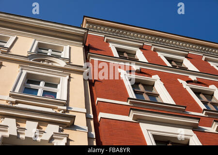 Architettura storica di Francoforte (Oder), Brandeburgo, Germania Foto Stock