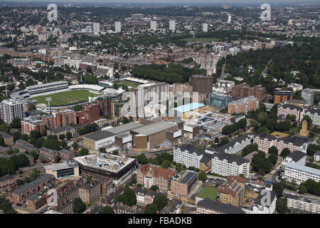 Vista aerea di signori e Wellington Hospital Platinum Medical Centre di Londra Foto Stock