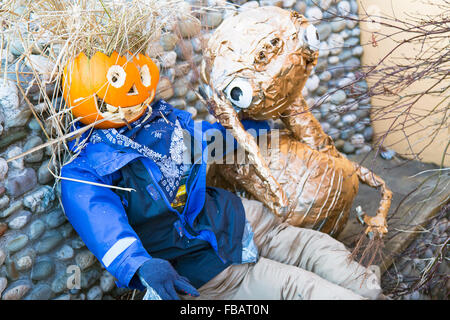 Halloween in Leap West Cork in Irlanda Foto Stock