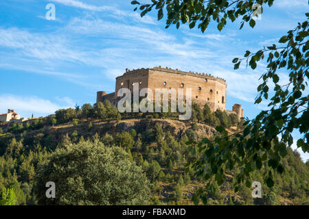 Castello. A Pedraza, provincia di Segovia Castilla Leon, Spagna. Foto Stock