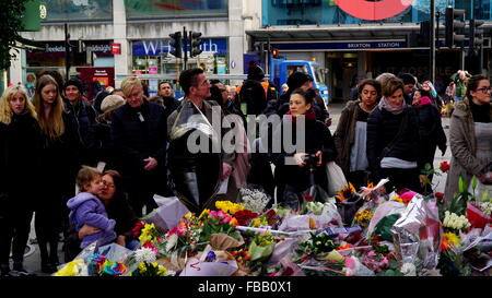 David Bowie memoriale, Brixton. Foto Stock