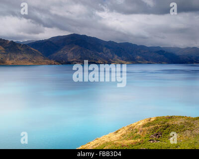 Lago Hawea, Isola del Sud, Nuova Zelanda Foto Stock