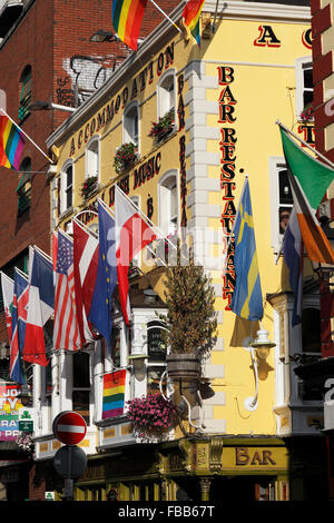 Il Oliver St John Gogarty Bar a Dublino Repubblica di Irlanda Foto Stock