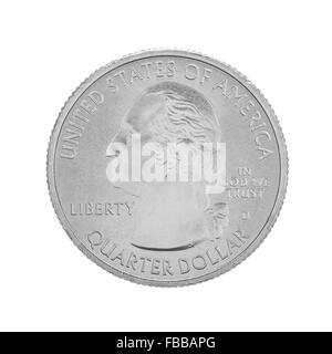 American un quarto coin Foto Stock