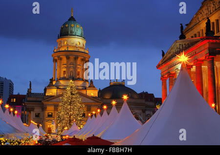 Berlino Weihnachtsmarkt Gendarmenmarkt - Berlin - mercatino di natale di Gendarmenmarkt 19 Foto Stock