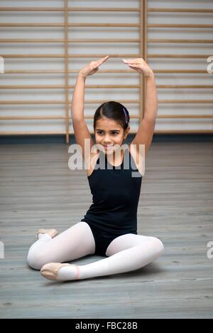 Ballerina in posa Foto Stock