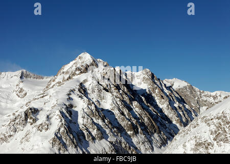 Mont blanc da pila, Italia Foto Stock