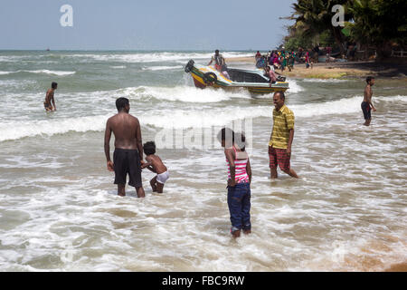 Arugam Bay, Pottuvil, Sri Lanka Foto Stock