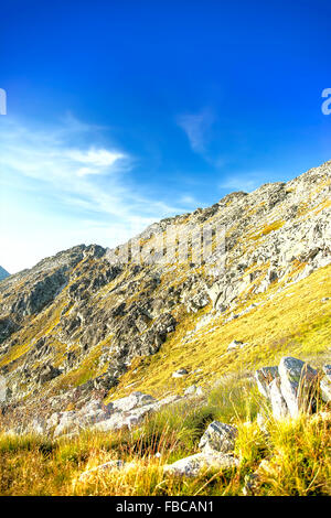 Bellissimo paesaggio di montagna nelle montagne dei Carpazi Foto Stock