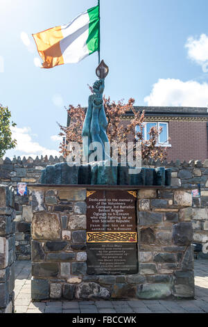 Filamento corto repubblicana irlandese memorial garden per locali volontari morti Foto Stock
