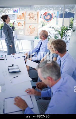 Immagine composita di global business interface Foto Stock