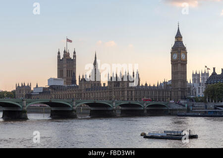 Elizabeth Tower, Big Ben, London, Regno Unito Foto Stock