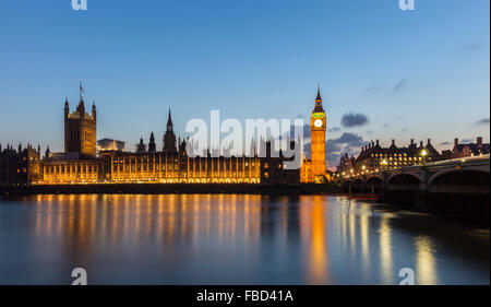 Elizabeth Tower, Big Ben, London, Regno Unito Foto Stock