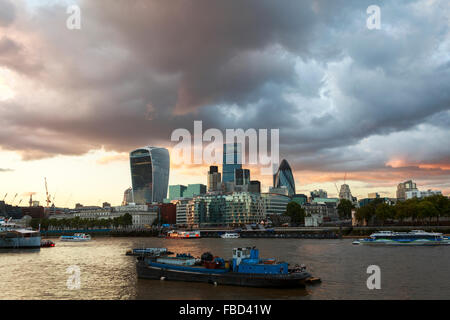 Grattacieli di Londra, Regno Unito Foto Stock