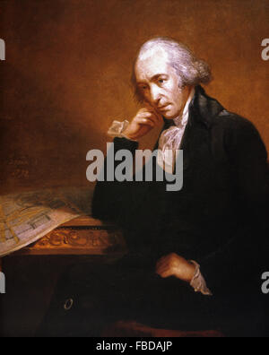 James Watt ( 1736 - 1819 )British matematico e ingegnere, da Carl Frederik von Breda olio su tela, 1792 © National Portrait Gallery di Londra Foto Stock