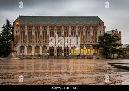 Biblioteca Suzzallo, Università di Washington, Seattle, Washington, Stati Uniti d'America Foto Stock