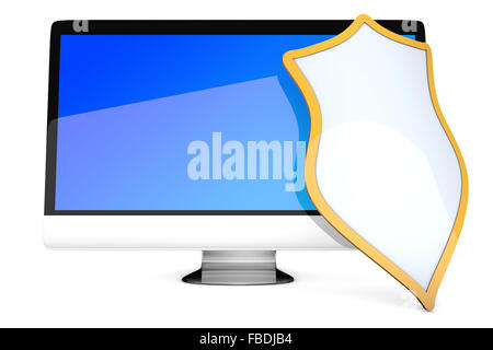Una moderna protetta e schermato tutto in un computer. Foto Stock