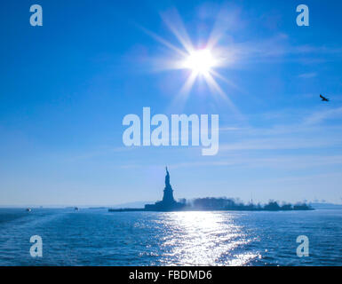 Statua della Libertà, New York, Stati Uniti d'America Foto Stock