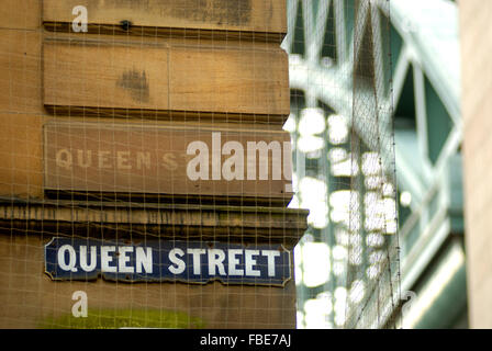 Queen Street, Newcastle upon Tyne Foto Stock