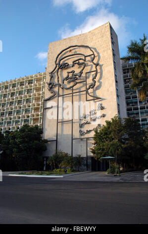 Che Guevara al ministero dell'interno edificio Foto Stock