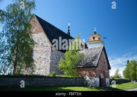 Gammelstaden o Gammelstad è una località situata nel comune di Lulea, Norrbotten County, Svezia e noto per la Gammelstad Foto Stock