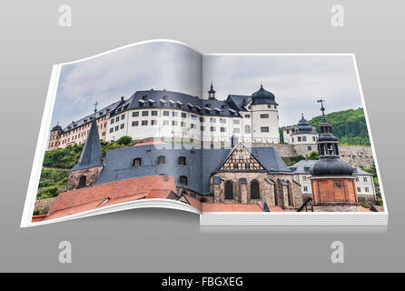 Castello Stolberg/Harz, comune Suedharz, Mansfeld-Suedharz, Sassonia-Anhalt, Germania, Europa Foto Stock