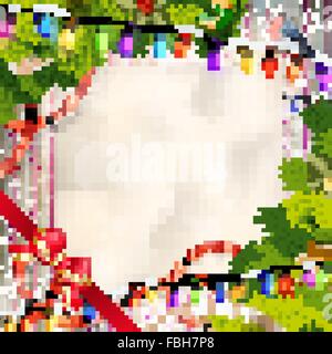 Scheda di Natale. EPS 10 Illustrazione Vettoriale