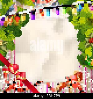 Scheda di Natale. EPS 10 Illustrazione Vettoriale