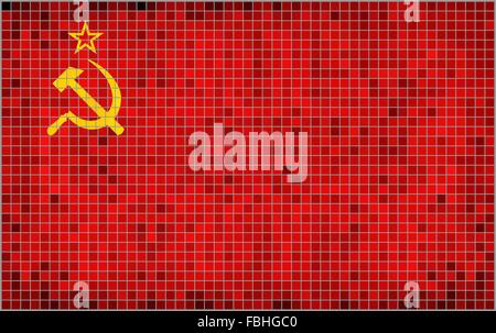 Bandiera dell'Unione Sovietica Illustrazione Vettoriale