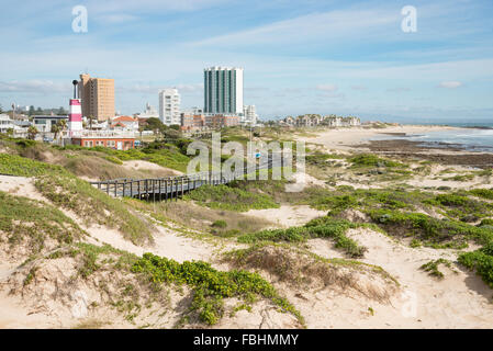 Il Boardwalk a Summerstrand, Port Elizabeth Nelson Mandela Bay comune, Eastern Cape Province, Repubblica del Sud Africa Foto Stock