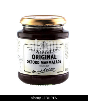 Vasetto di Frank Coopers 'Oxford' corso originale Marmellata di taglio Foto Stock