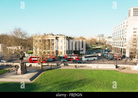 Apsley House, Ex casa del duca di Wellington, Hyde Park Corner, Londra, Regno Unito Foto Stock